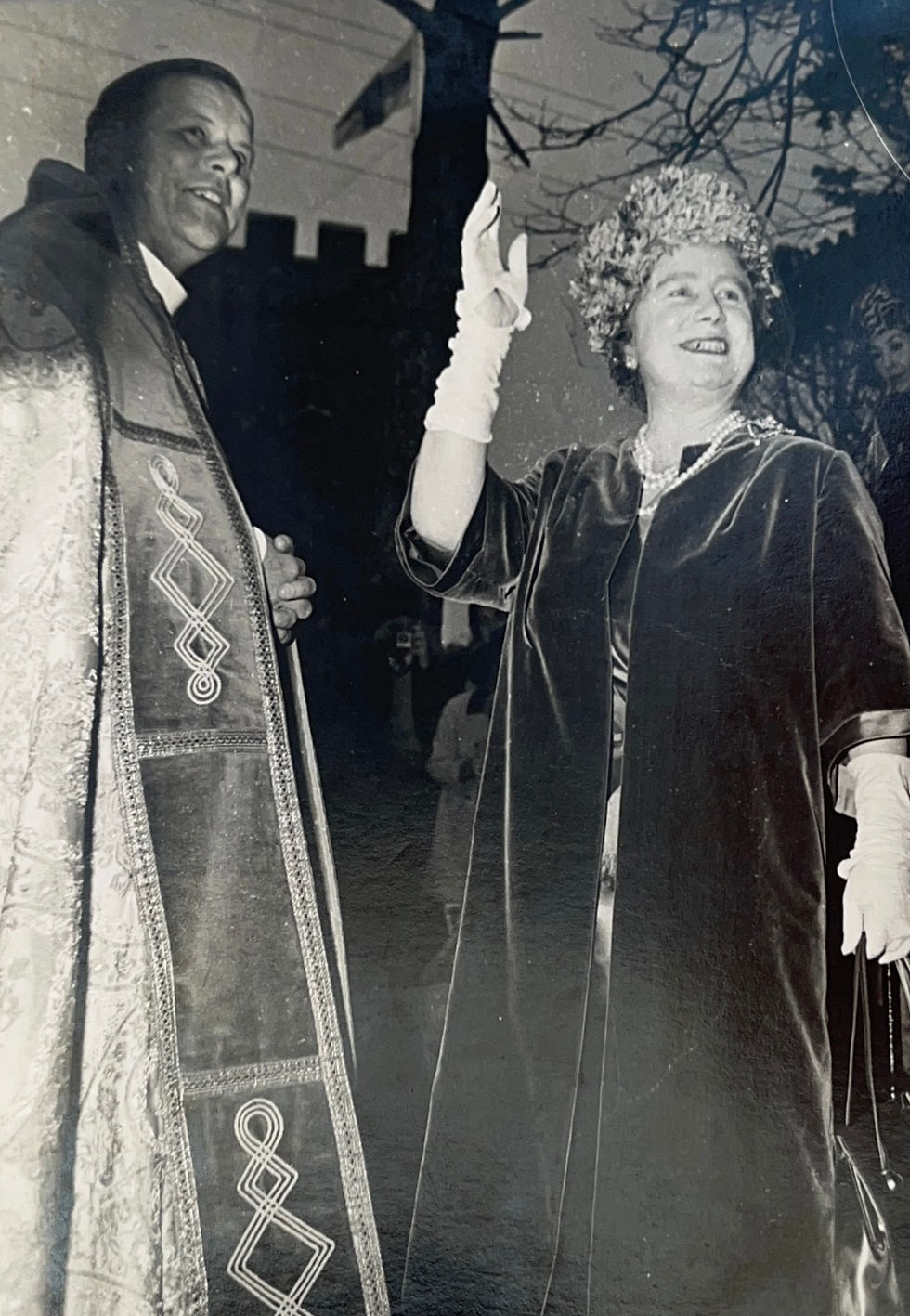HM Queen Elizabeth the Queen Mother Visit 1