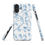 Thumbnail: Chateau de Colombe Warbler Toile Snap case for iPhone®, blue
