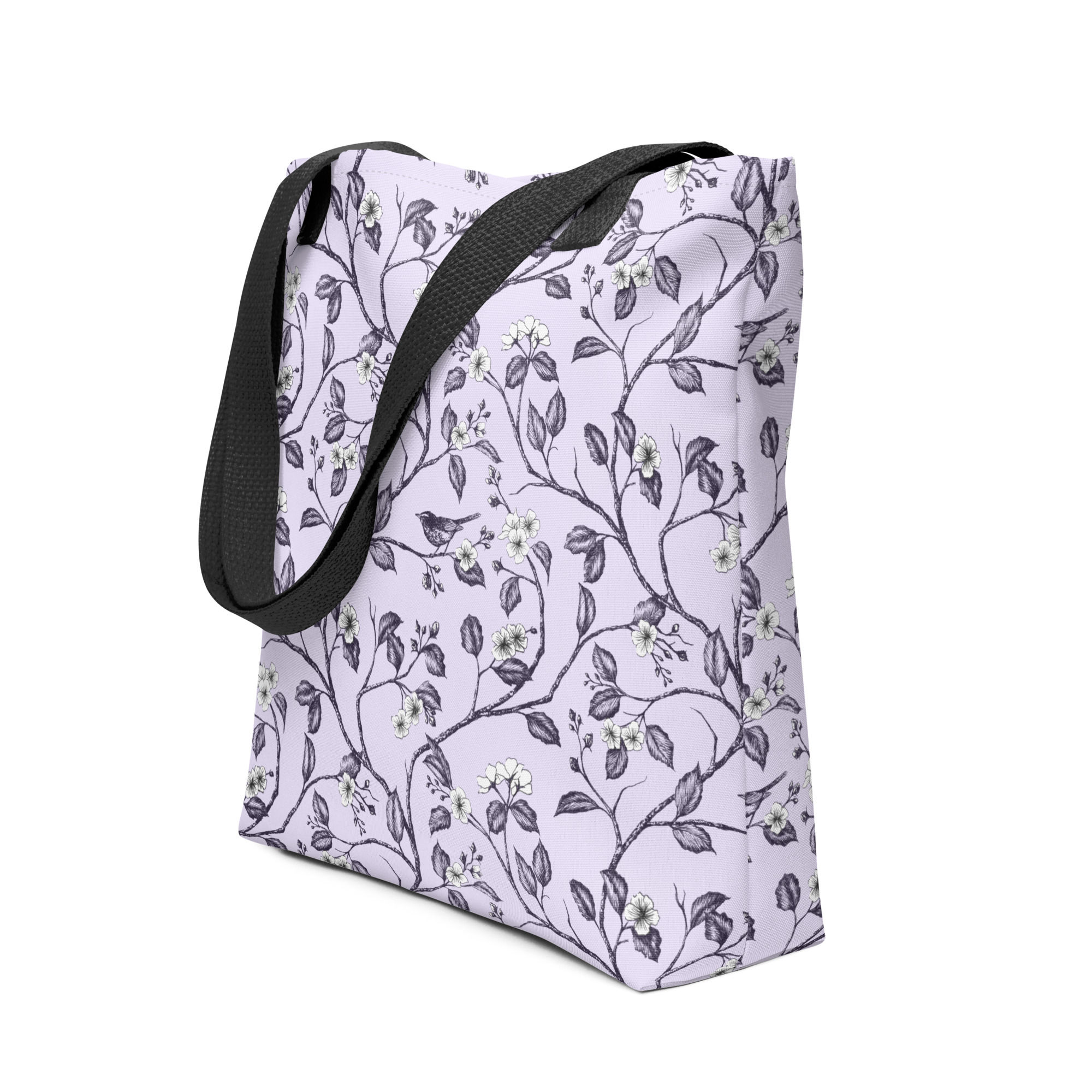 Chateau de Colombe Warbler Toile Tote bag, multi-lilac