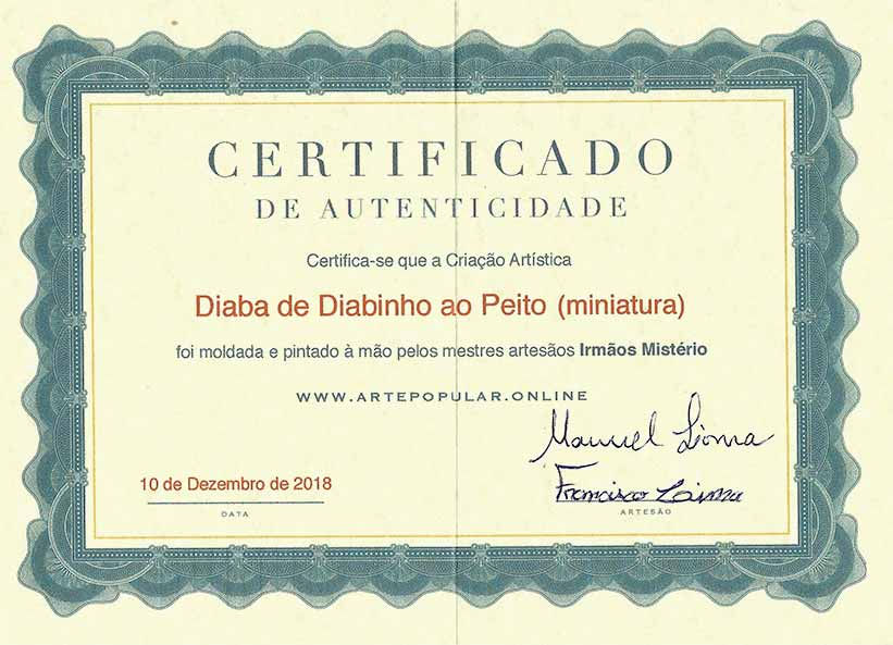Miniatura: Diaba de Diabinho ao Peito (Miniatura)
