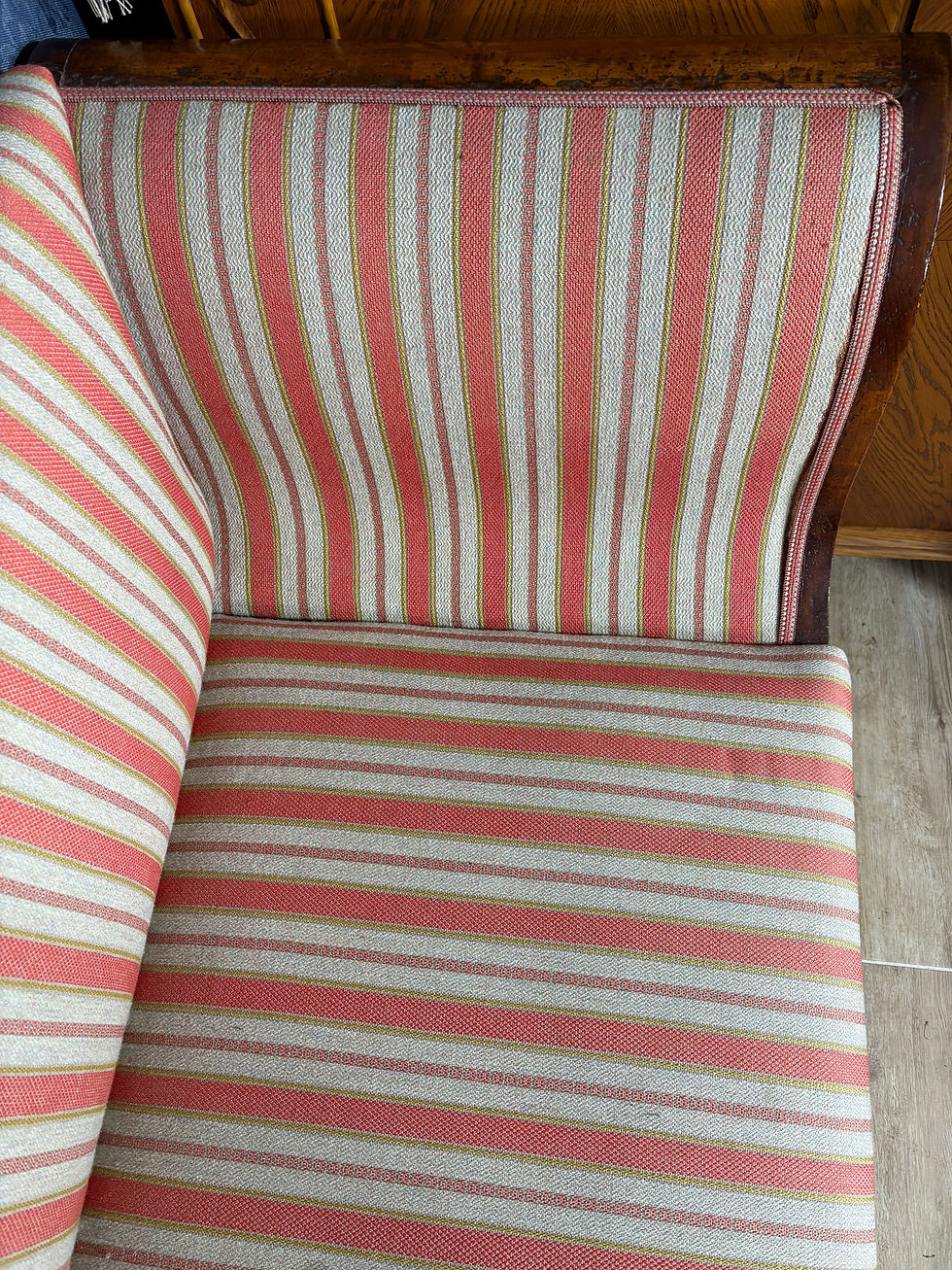 Miniatura: Oryginalna kanapa biedermeier, kanapa antyk