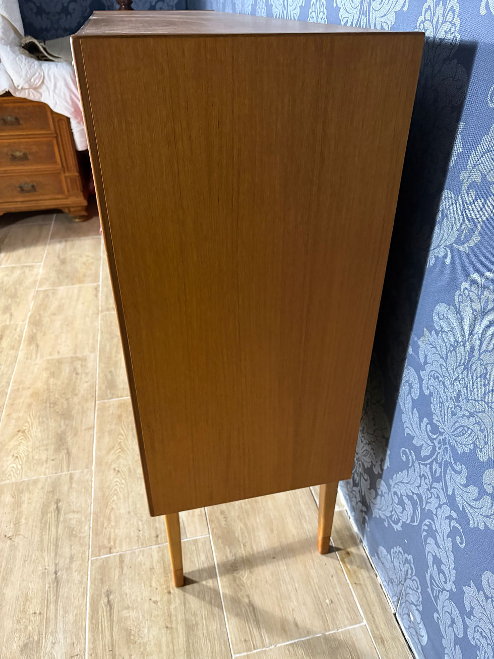 Miniatura: Unikatowa komoda duńska, sideboard w bdb stanie, szafka retro,