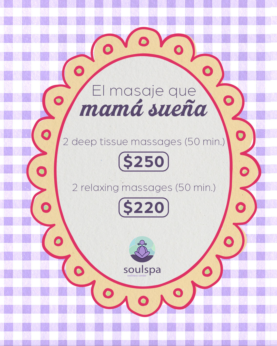 El masaje que mamá sueña