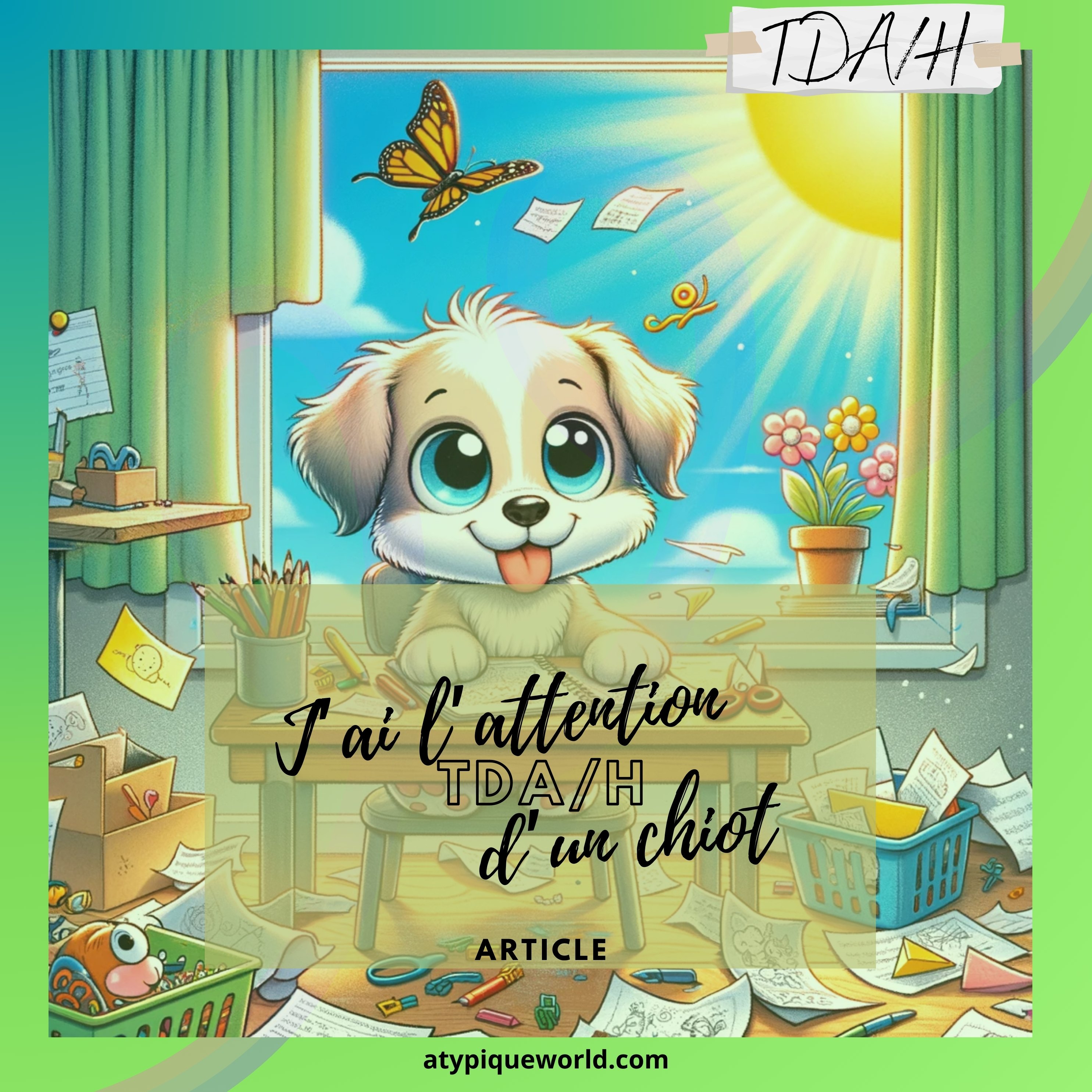 J'ai l'attention d'un chiot