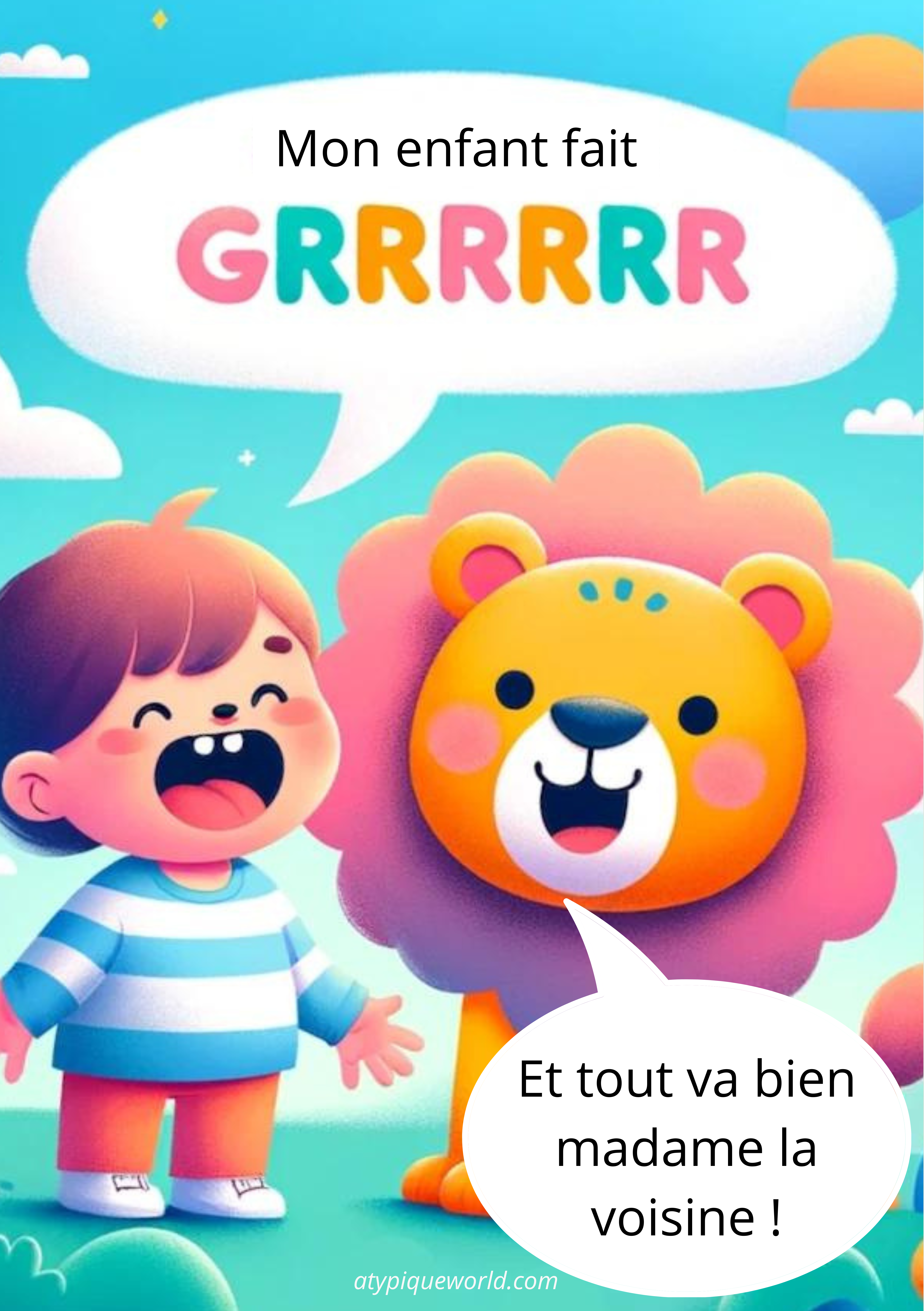 Infographie Mon enfant fait Grrrrrr