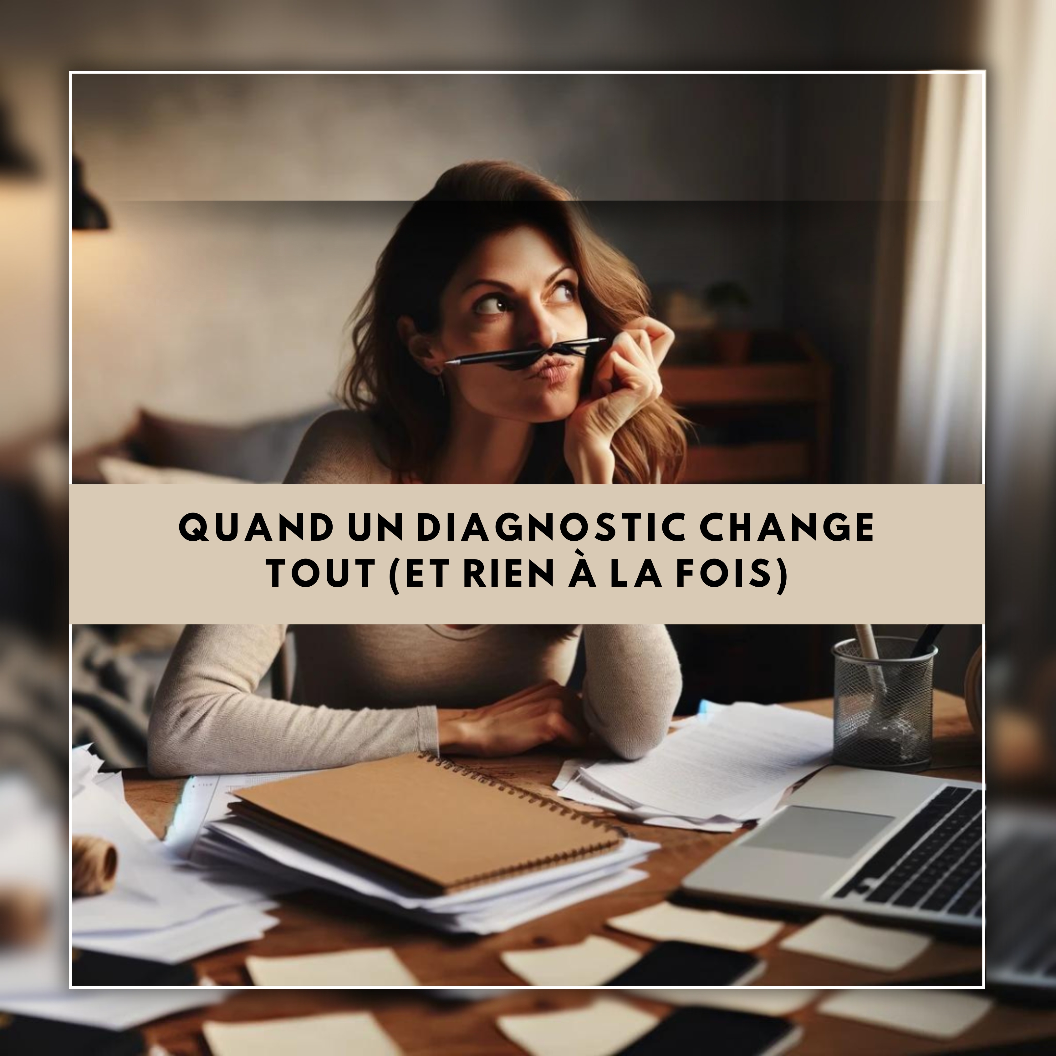 Quand un diagnostic change tout (et rien à la fois)
