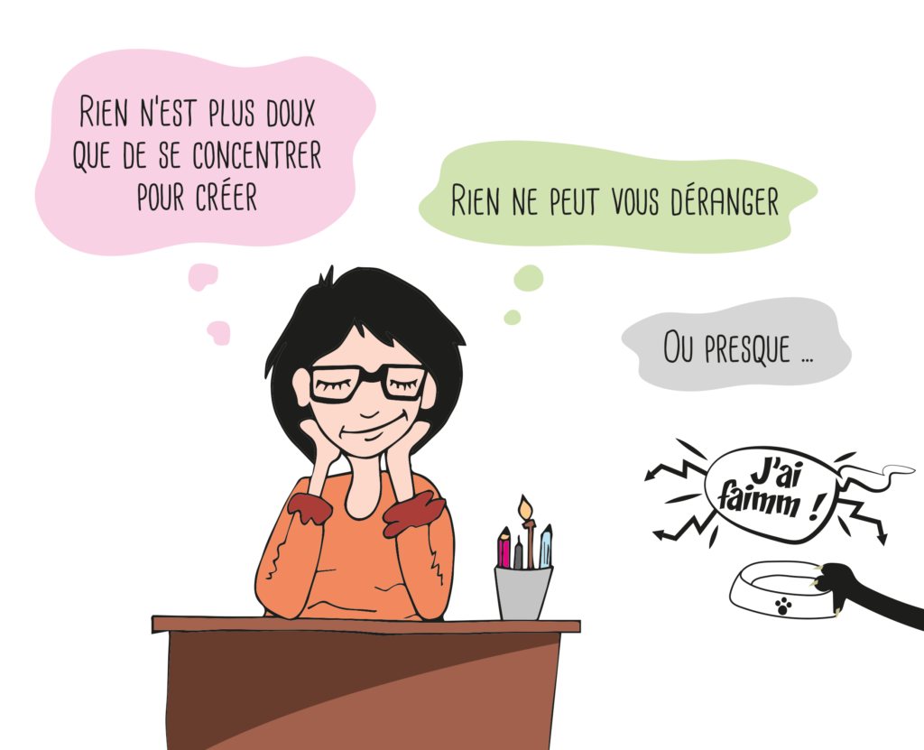Rien n'est plus doux que ce concenter pour créer