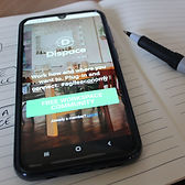 Dispace website on a smartphone