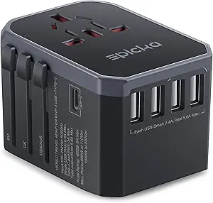 Travel Adapter USB/USBC