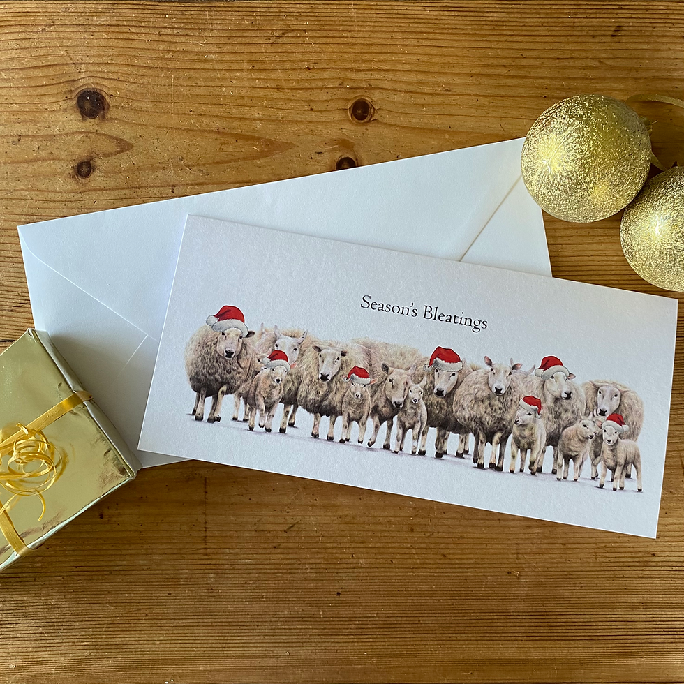 'Season’s Bleatings' Christmas Card