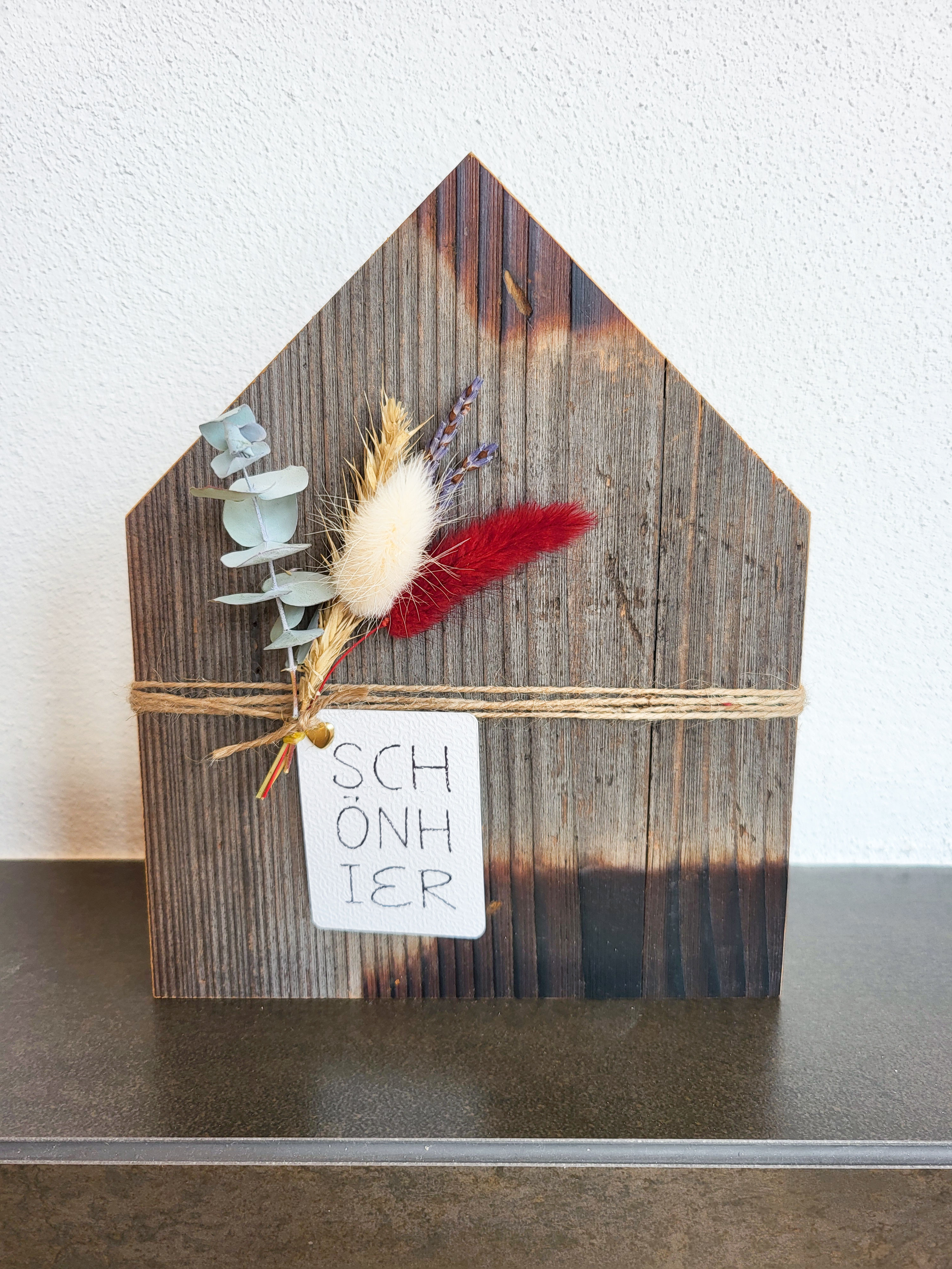 Dekohaus Altholz, Fichte 17 x 22cm