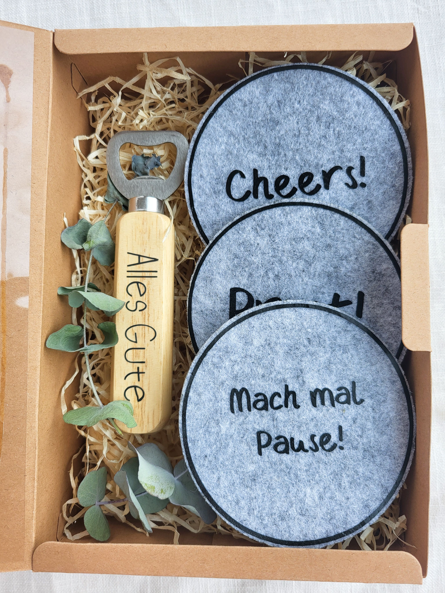 Geschenkbox - Flaschenöffner Geburtstag