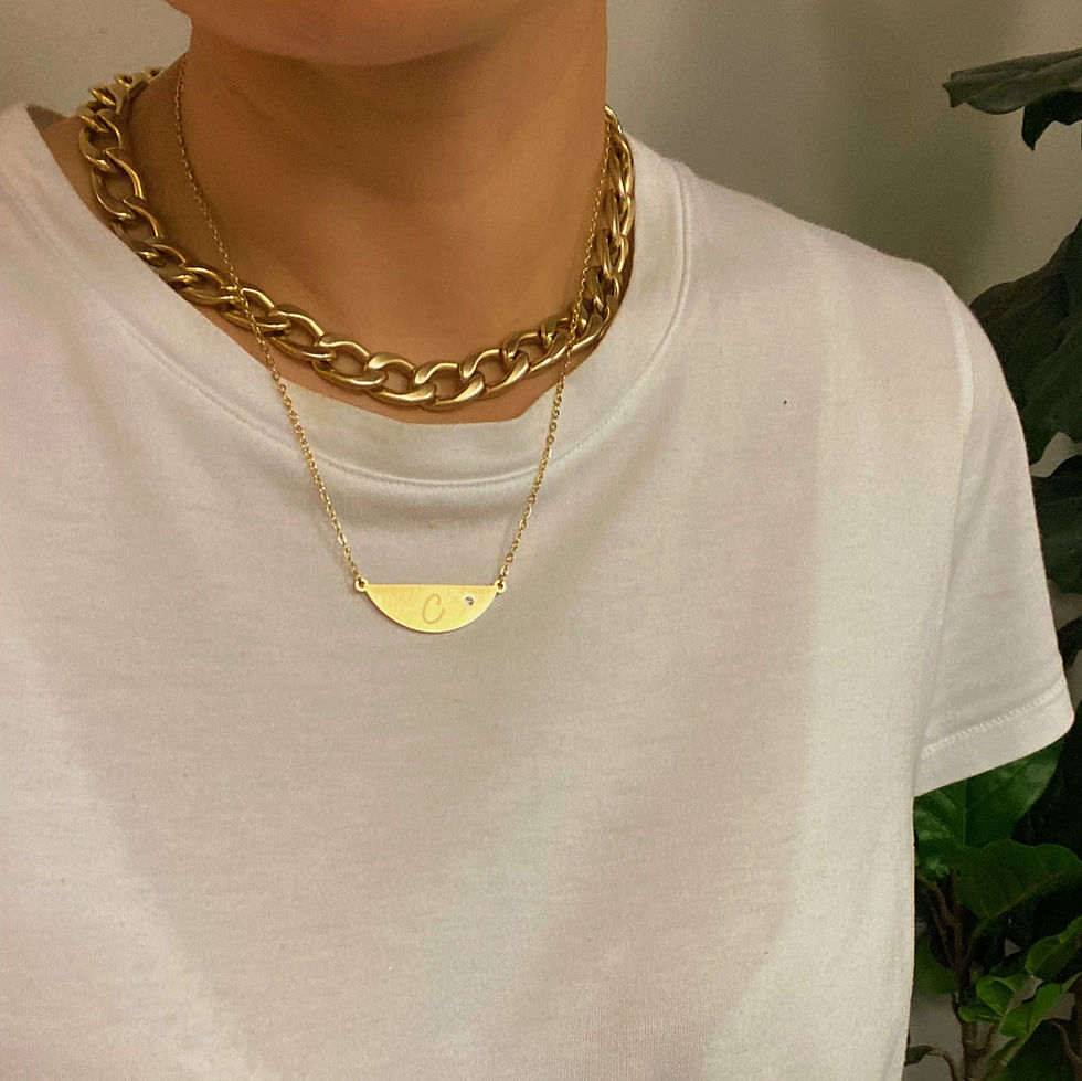 Miniaturbild: Hamilton Sphere Initial Necklace