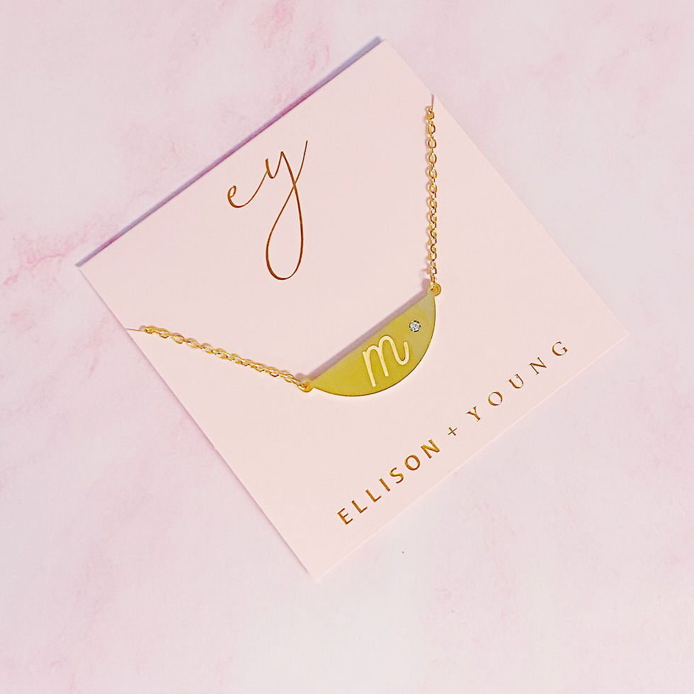 Miniaturbild: Hamilton Sphere Initial Necklace
