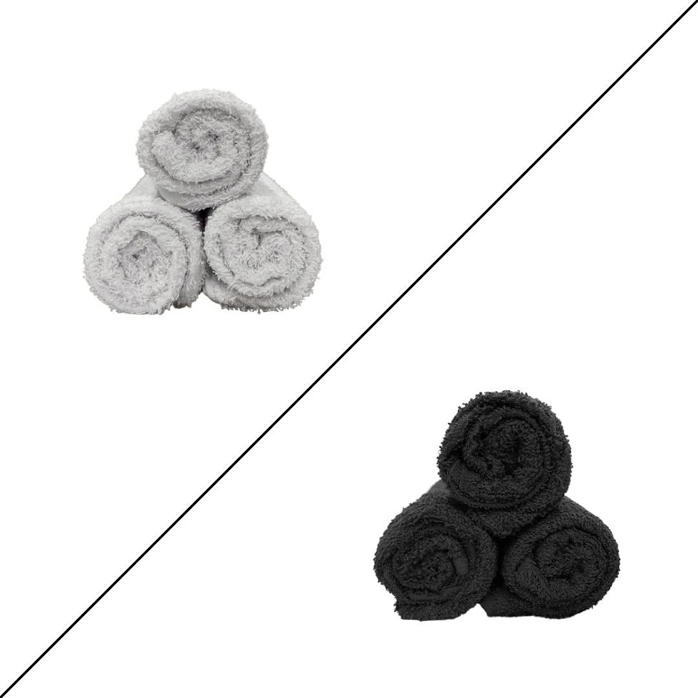 Miniatura: Kit Toalha De Rosto Briza 100% Algodão - Branco