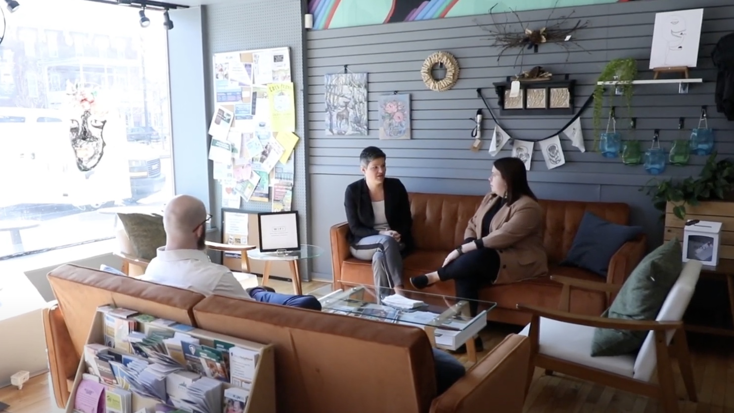 Jen Seifert in the YouTube video titled "TDIM 2023: Promising Practice Award: New Leaf Justice Enterprises", published by Ohio Attorney General