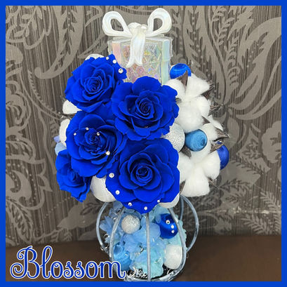 プリザーブドフラワー2025,11月のレッスン課題