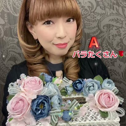 バラのティッシュケース