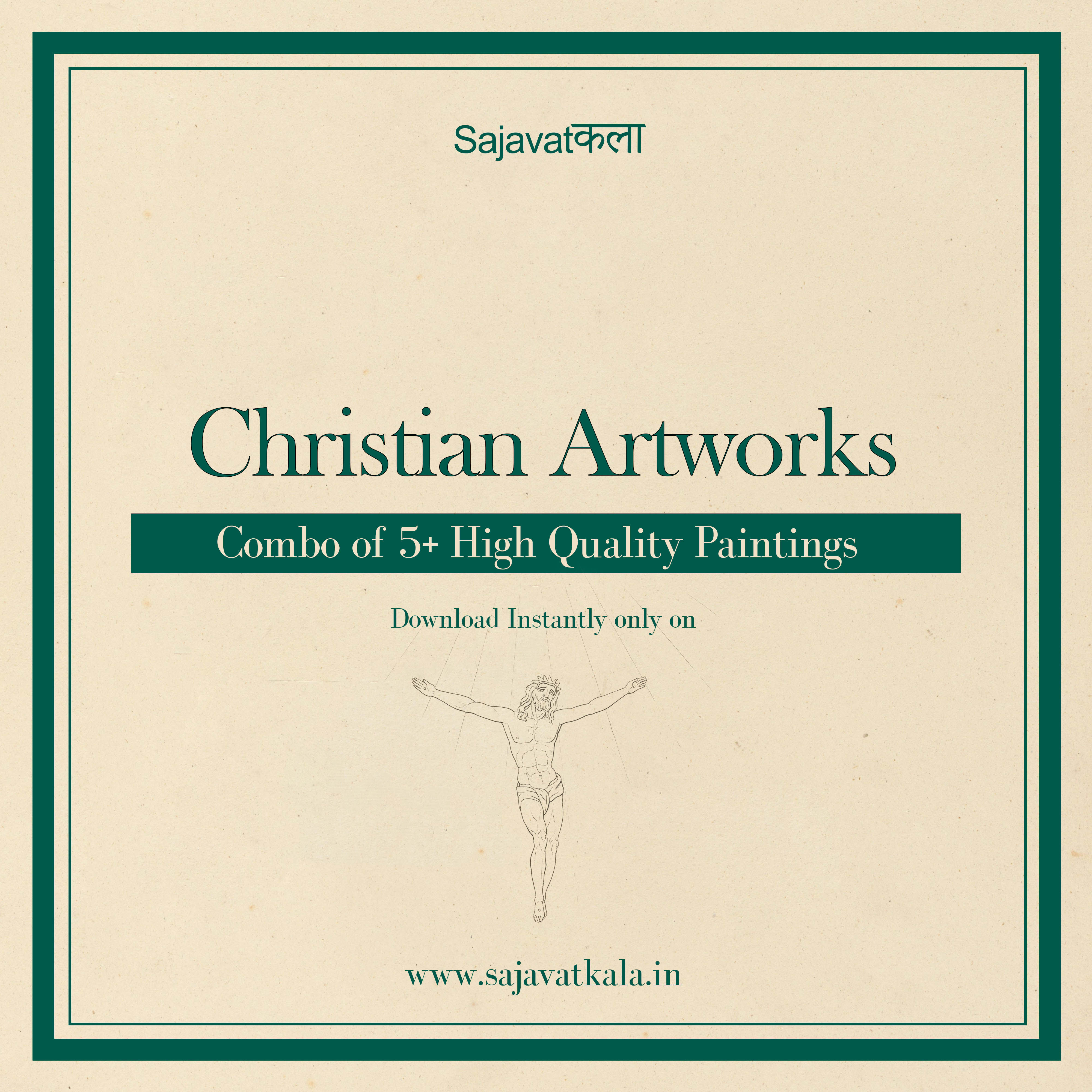FREE - Pack of 7 - Christian Artworks - Instant Download
