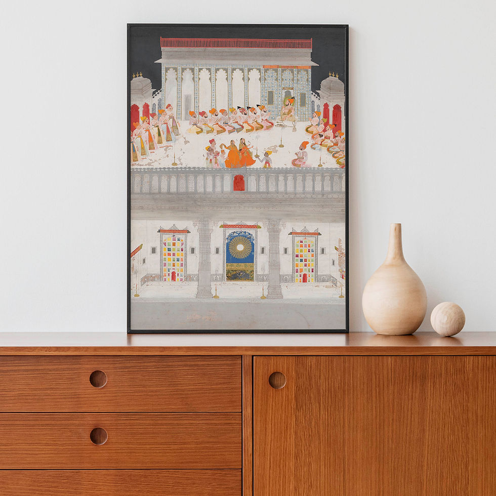Thumbnail: The Mewar Palace Collection: High-Res Architectural Artworks