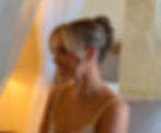 Elegant bridal hair stylist work on Isle of Man bride