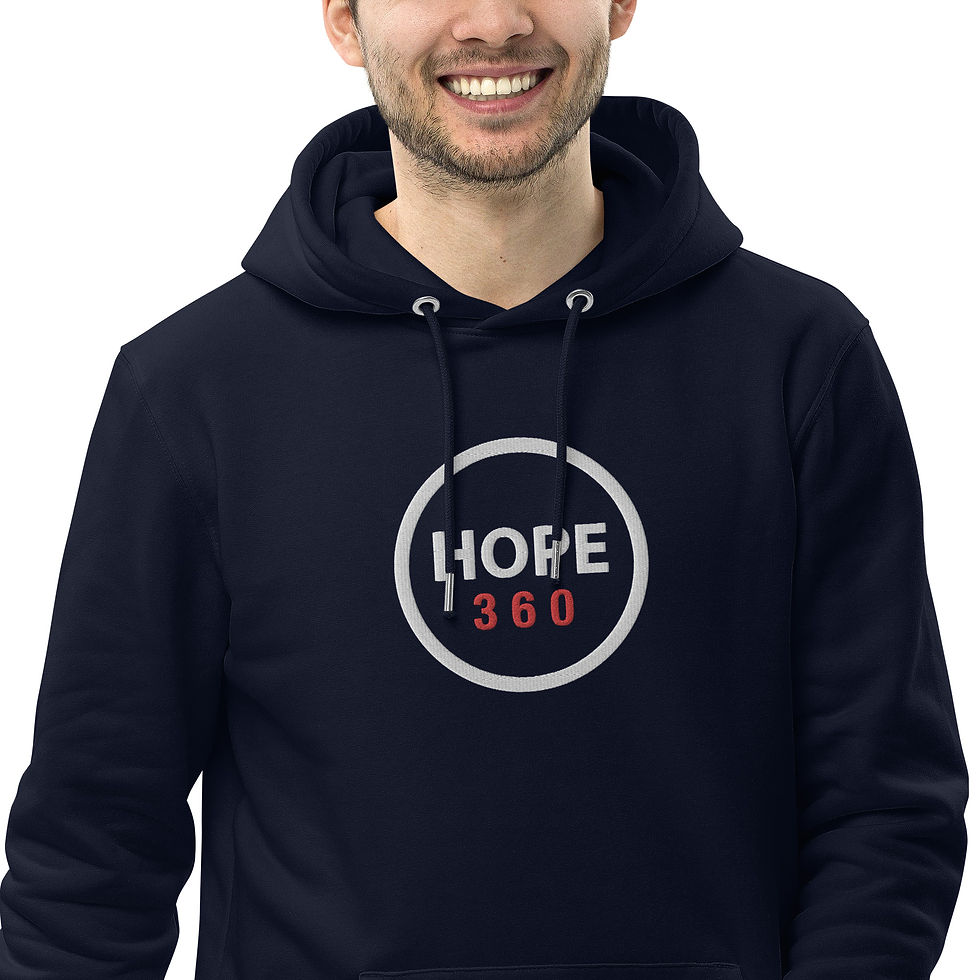 Thumbnail: Hope 360 unisex embroidered hoodie