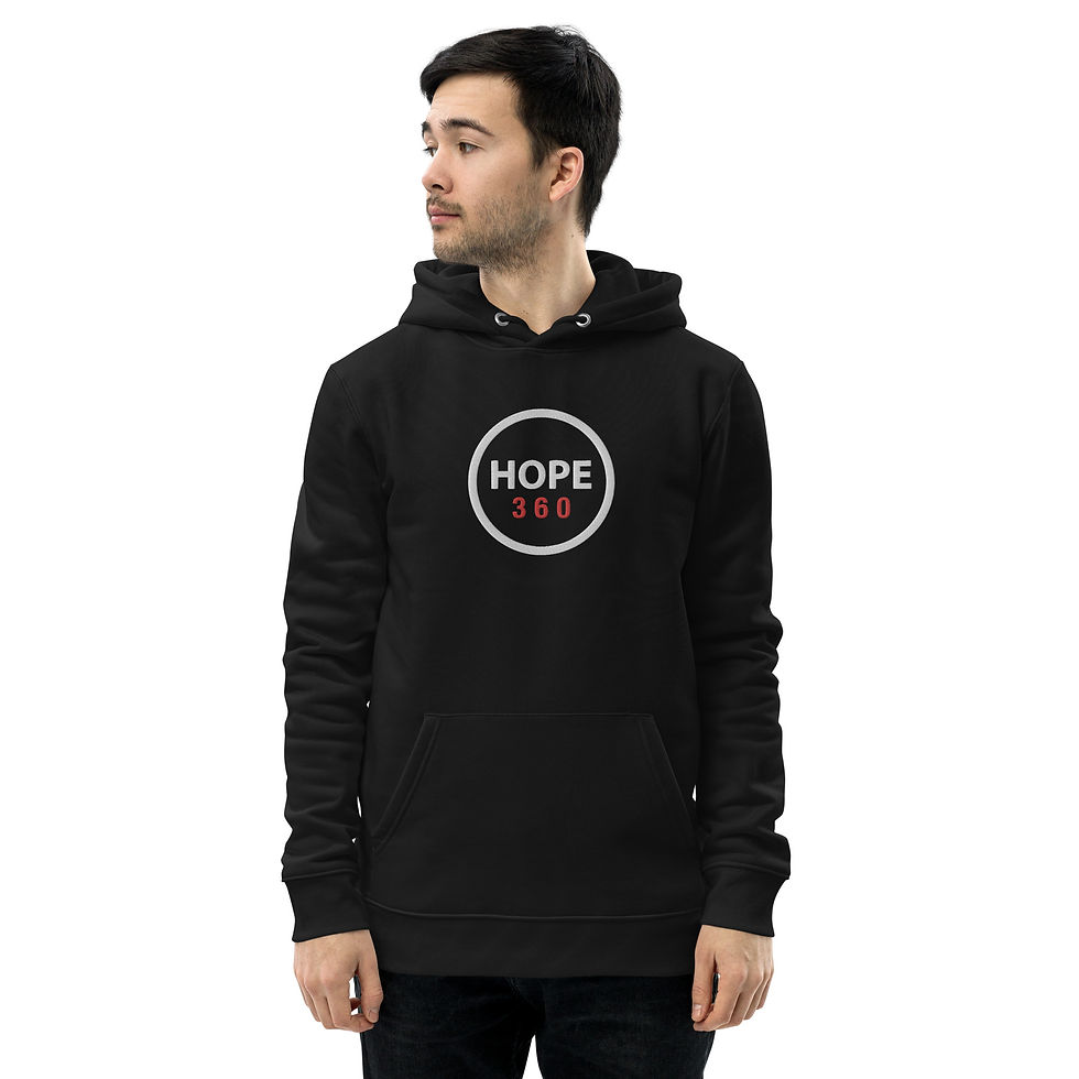 Thumbnail: Hope 360 unisex embroidered hoodie