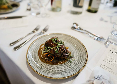 Main dish plated at Matara