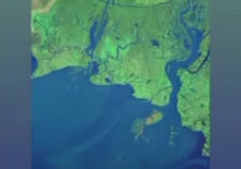 Hình ảnh thay đổi của 1 vùng trên trái đất được vệ tinh chụp lại đại diện cho sự thay đổi trên trái đất của chúng ta, dữ liệu được vệ tinh khảo sát hơn 50 năm.