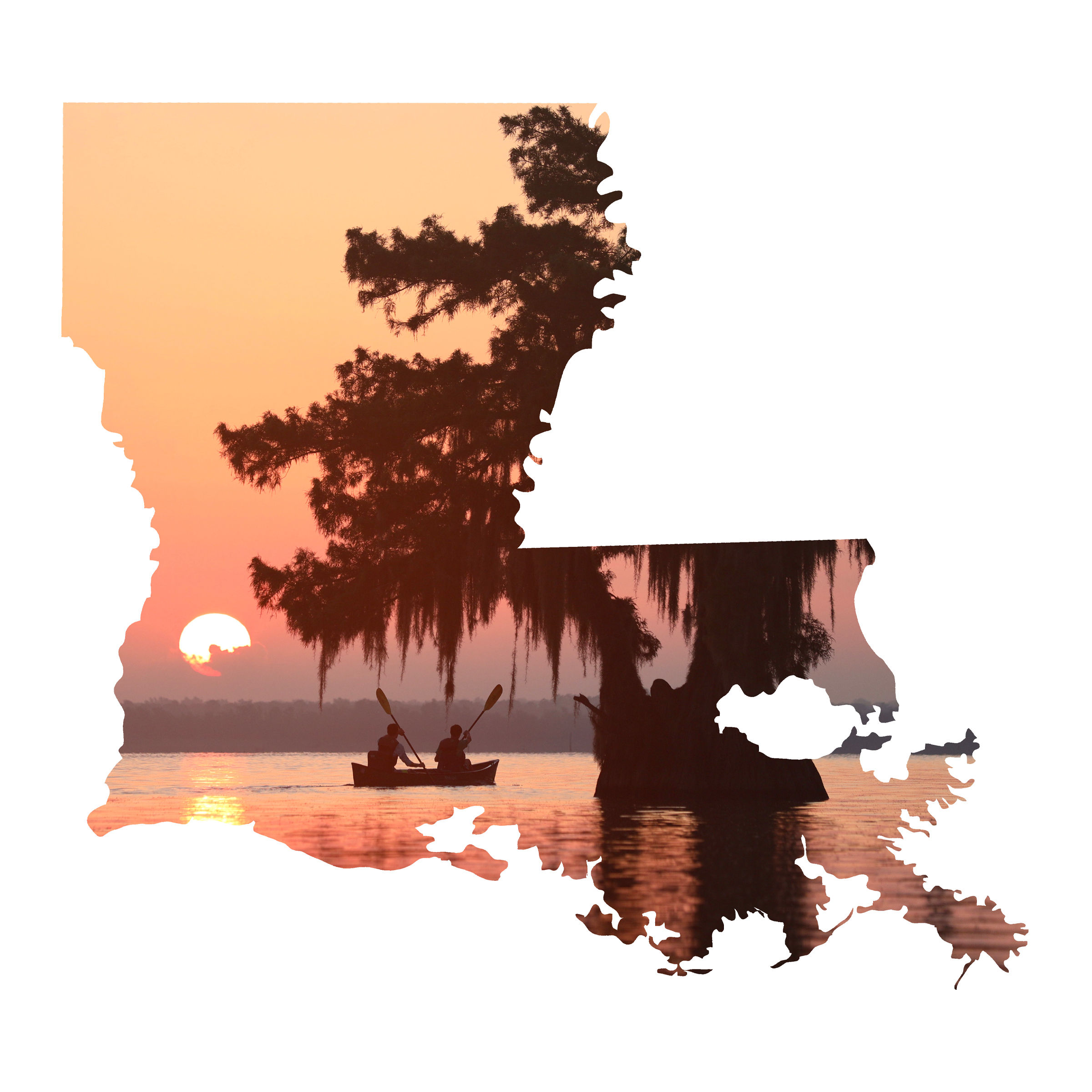 Louisiana Paddling sticker