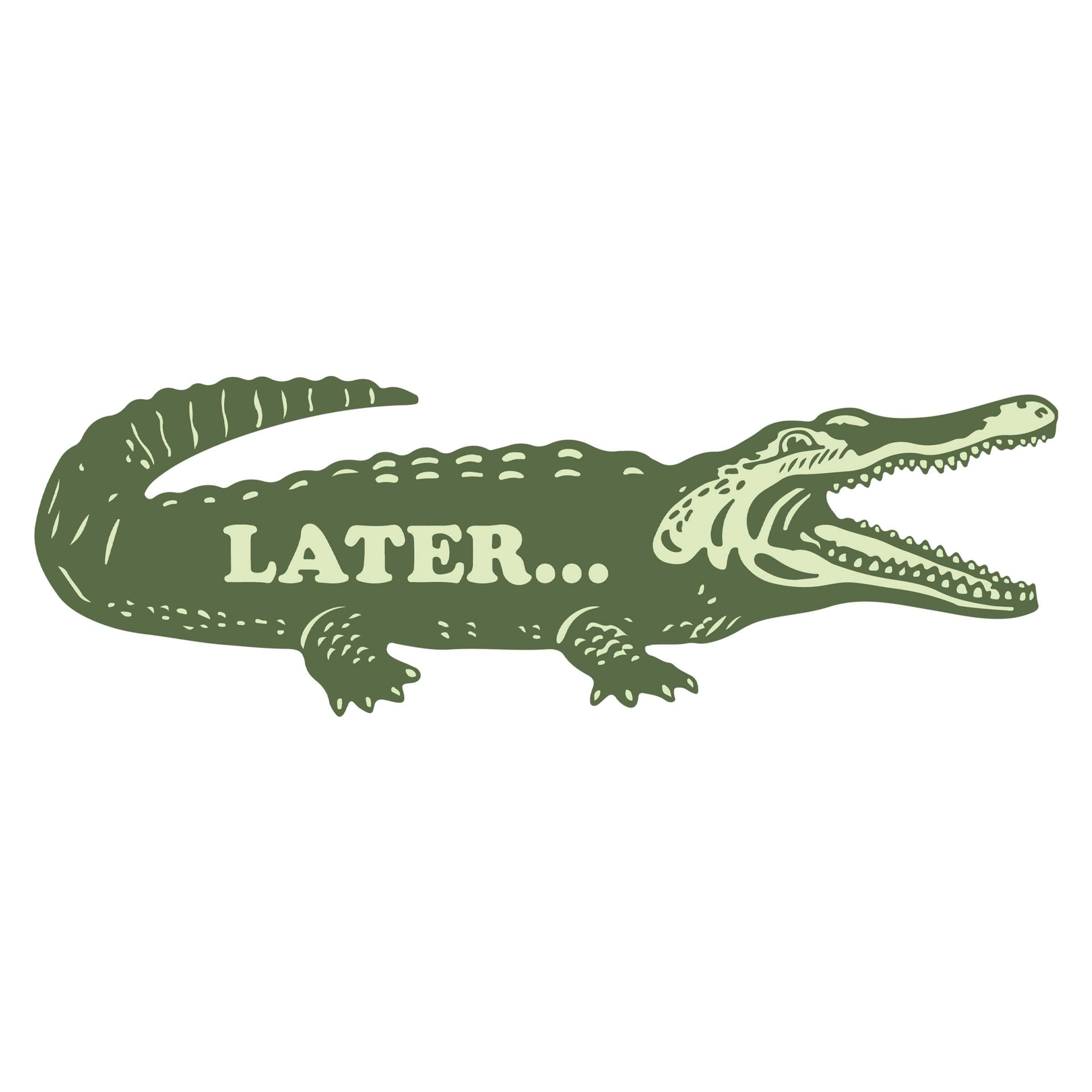 Later Gator sticker