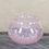Thumbnail: vintage Caithness crystal studio glass bowl, hand-blown, sought after accent decor, pink swirl.