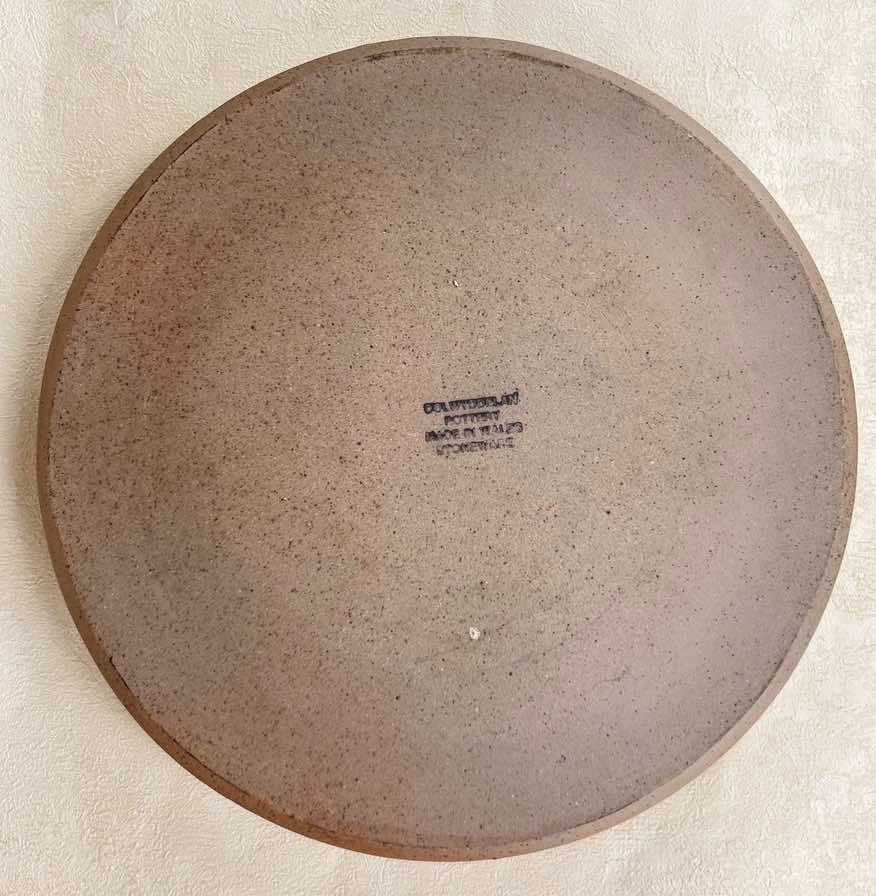 Thumbnail: Mid-Cebtury 1960's plate, jug and cup vintage Artisan coffee set, in grey, blue, brown, collectable Welsh Pottery,Dolwyddelan