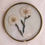 Thumbnail: Real pressed flowers in round glass coasters, MCM pressed flower glass coasters, minimalistic decor,