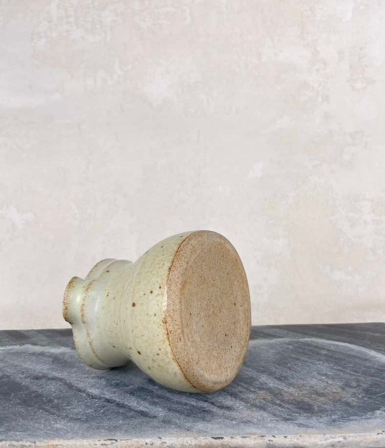 Thumbnail: earthy pottery jug, small hand thrown studio jug small hand formed jug creamer, handmade pottery jug, natural stone jug, boho