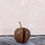 Thumbnail: Vintage hand carved apple sculpture, natural wood, with individual  slice, one-of-a-kind-quirky , sculpture, decorative.