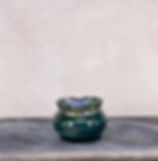 Artisan handmade studio pottery pot, by Roseney Mill Pottery, collectable Cornish studio art pottery, unique, one-of-a-kind.