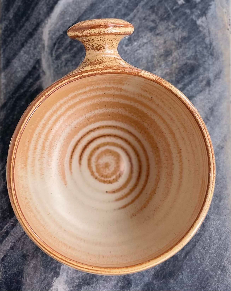 Thumbnail: set of Cornish Studio Pottery bowls, St.Nectans Tin Tagel - vintage artisan signed studio pottery, rare collectable pieces.