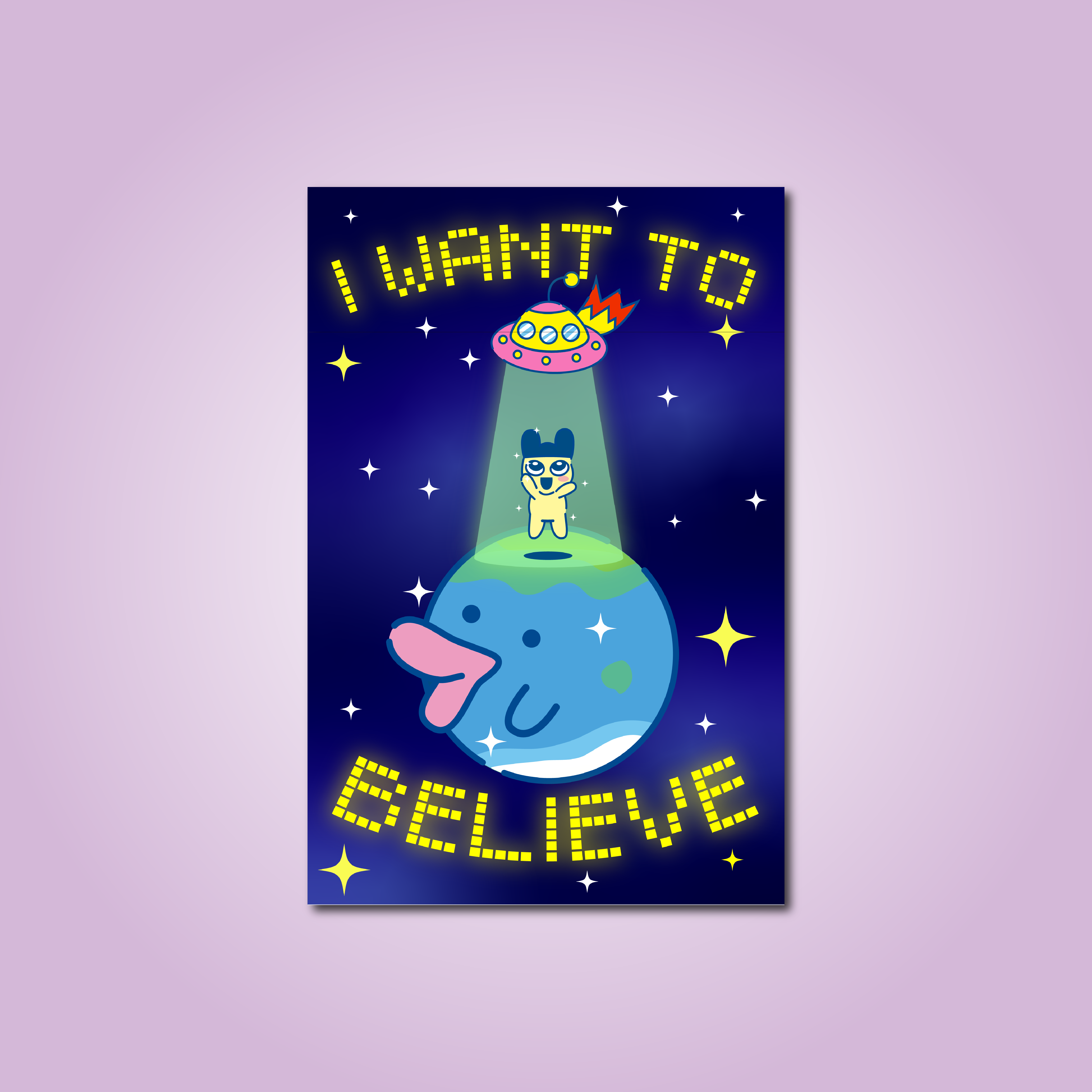 I Want To Believe - Mini Print