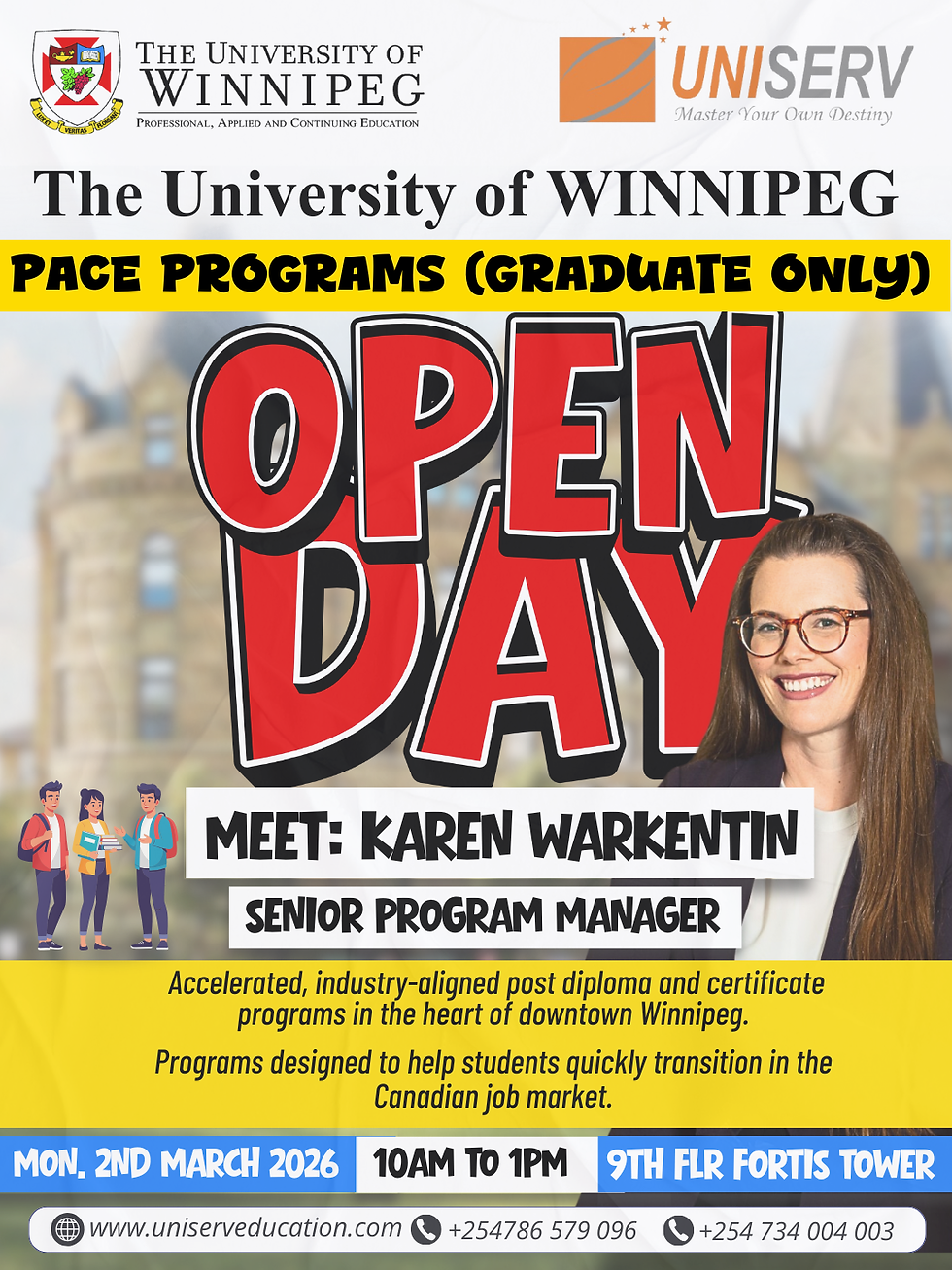 UNIVERSITY OF WINNIPEG OPEN DAY