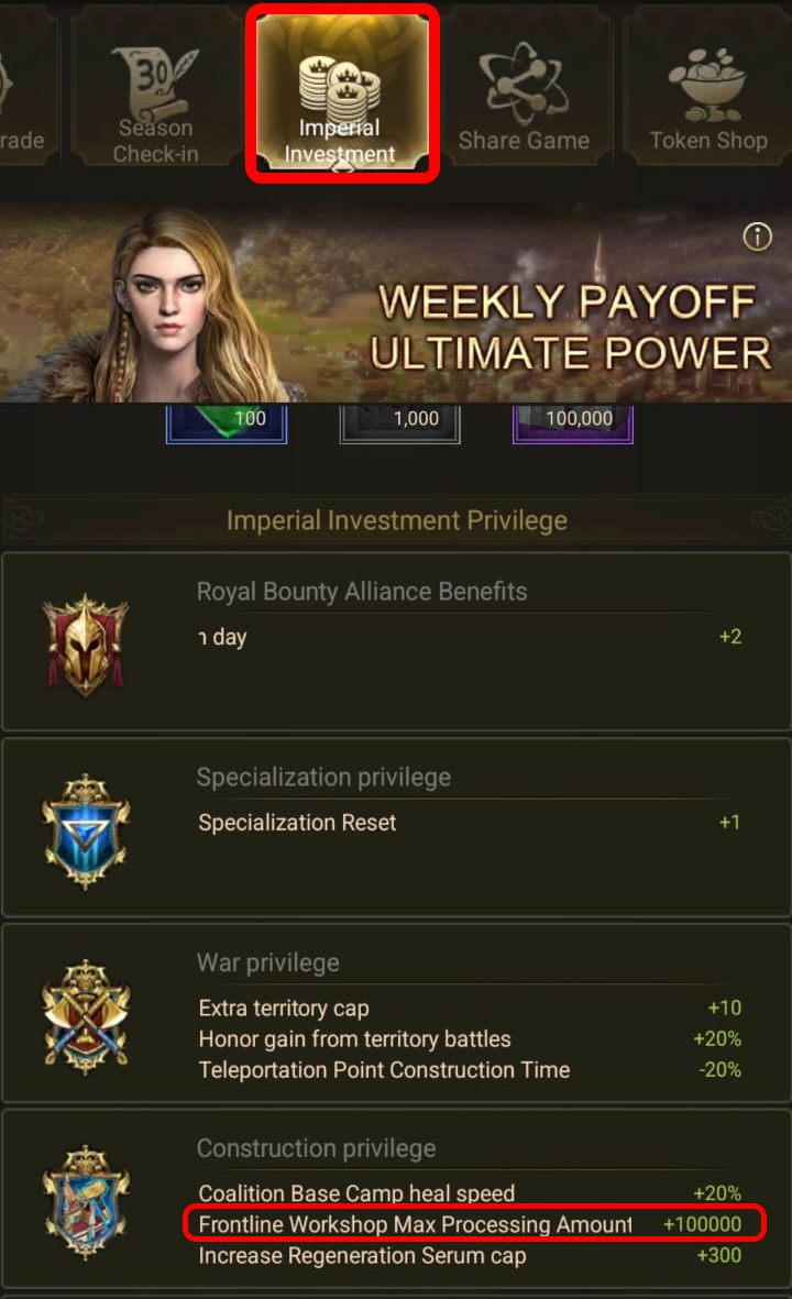 Imperial Investment - 2