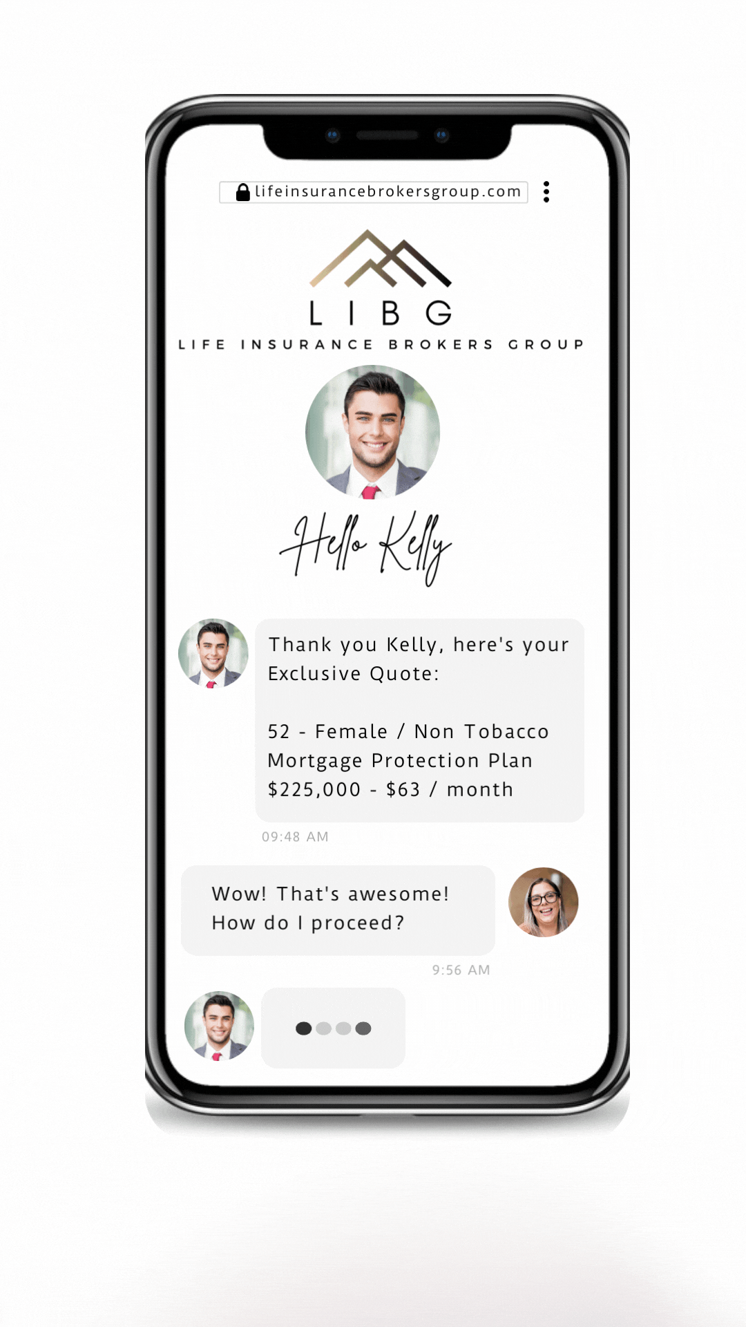 Colorful Minimal Text Message Conversation Free Animated Instagram Story (3).gif