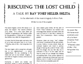 Rescuing the Lost Child