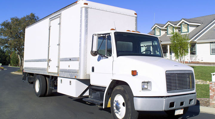White Delivery Truck