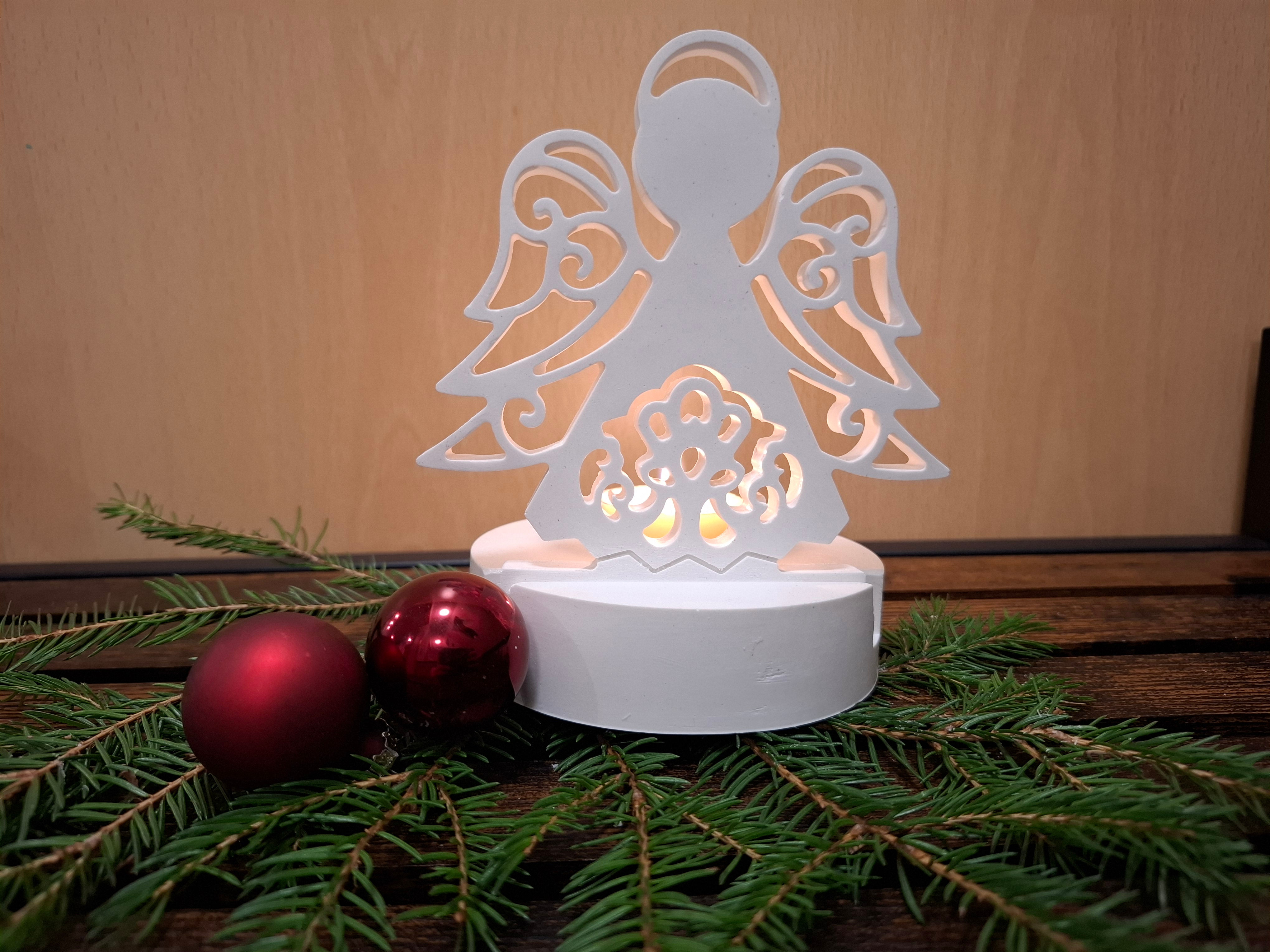 Keramikengel "Sanfter Schein"