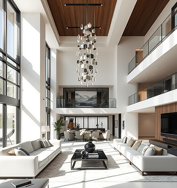 Interior of large townhouse that is modern and exquisite .jpg