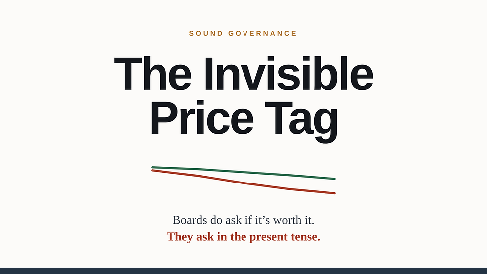 THE INVISIBLE PRICE TAG