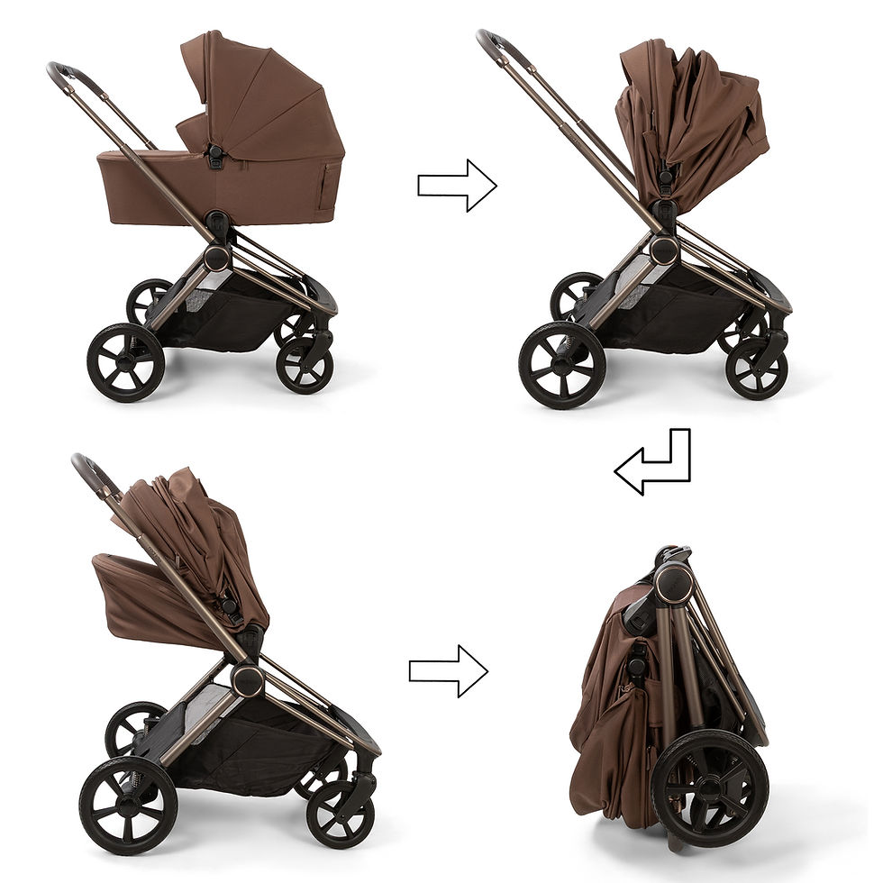 Thumbnail: Push Me Cruise 3 in 1 Travel System - Onyx
