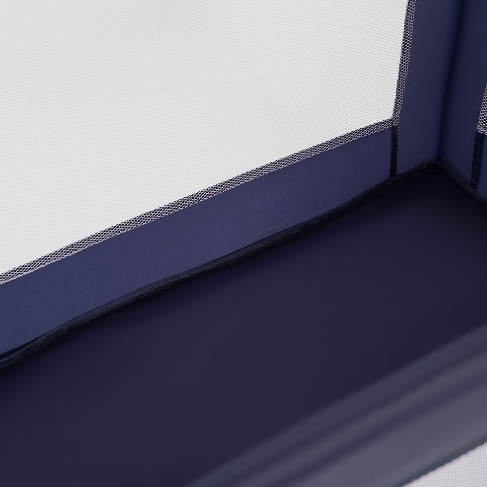 Thumbnail: Sleeptight Travel Cot - Blueberry