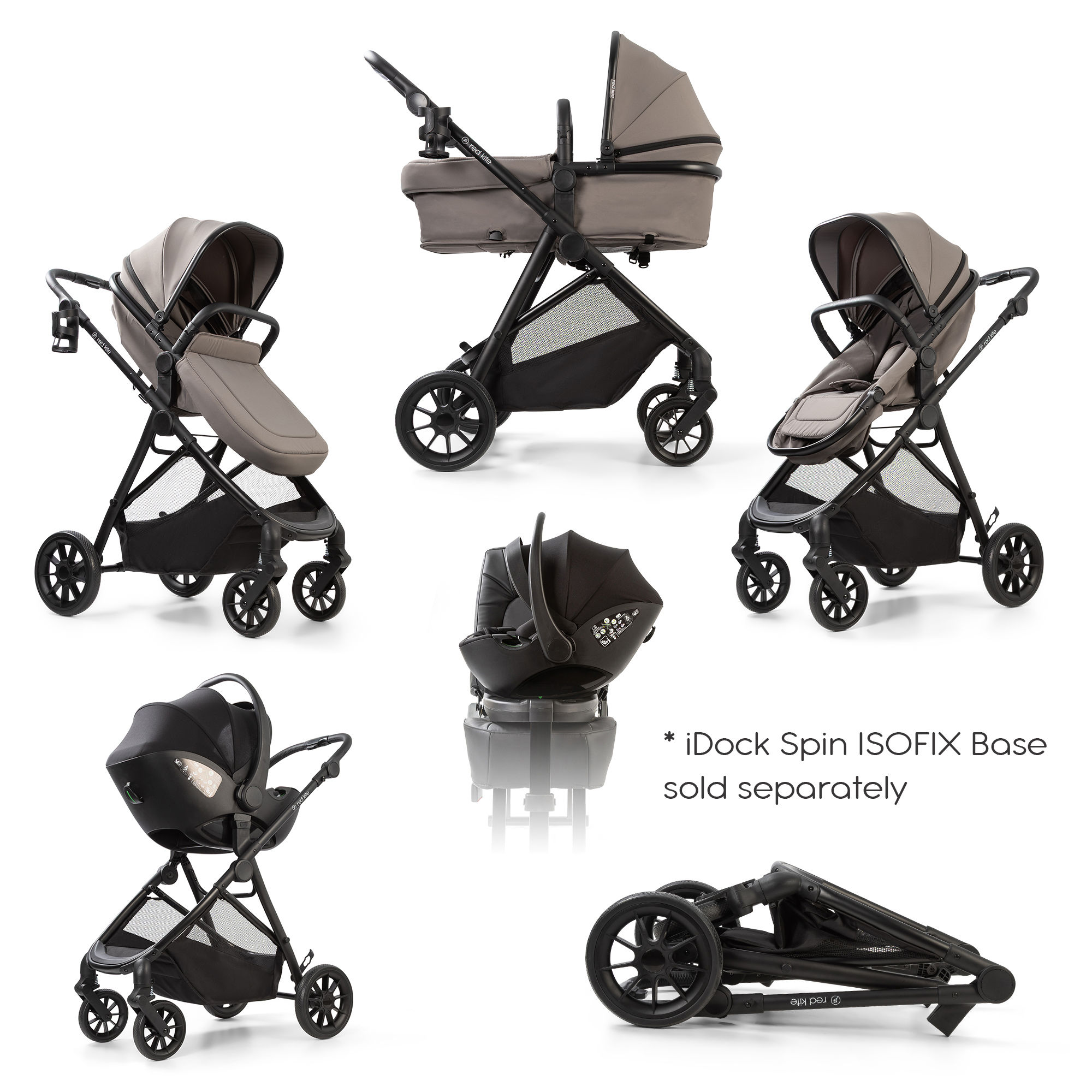 Push Me Savanna i Travel System - Grey